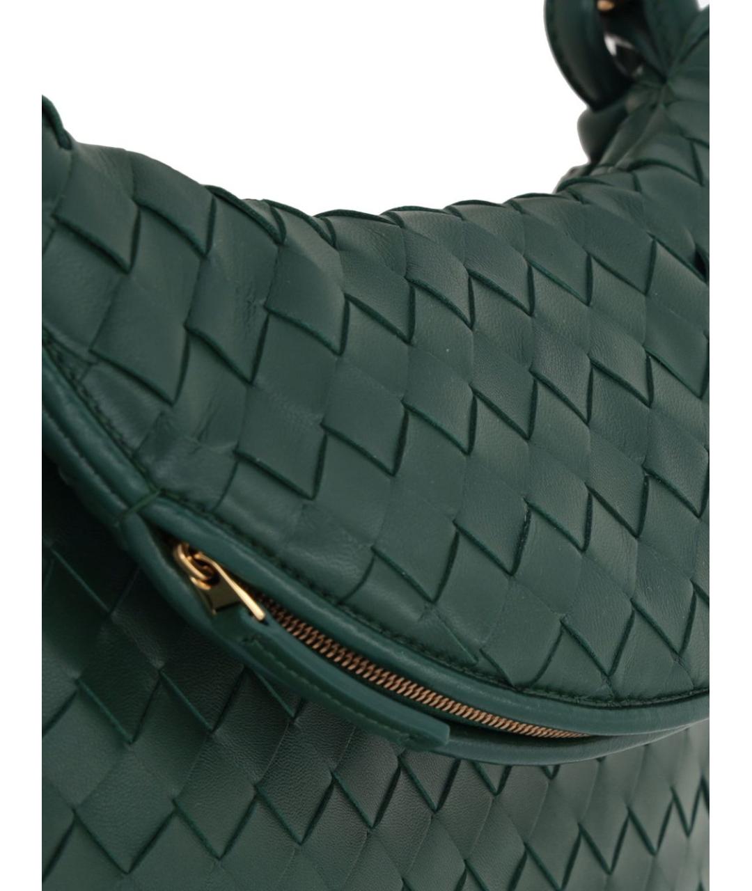 BOTTEGA VENETA Зеленая сумка с короткими ручками, фото 5