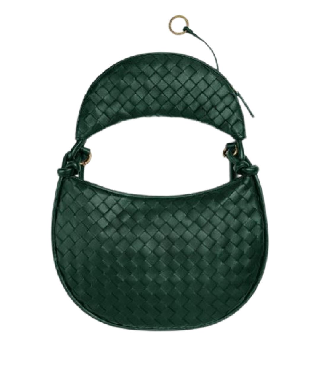 BOTTEGA VENETA Зеленая сумка с короткими ручками, фото 2