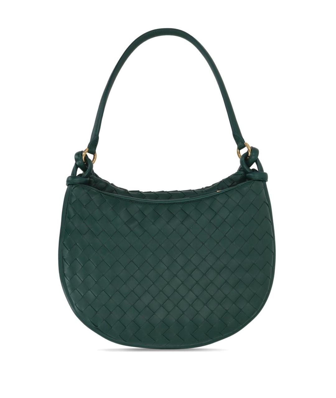 BOTTEGA VENETA Зеленая сумка с короткими ручками, фото 6