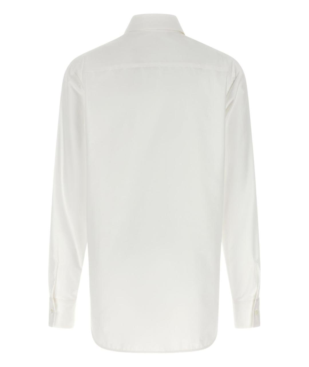 ERMANNO SCERVINO Белая хлопковая рубашка, фото 4