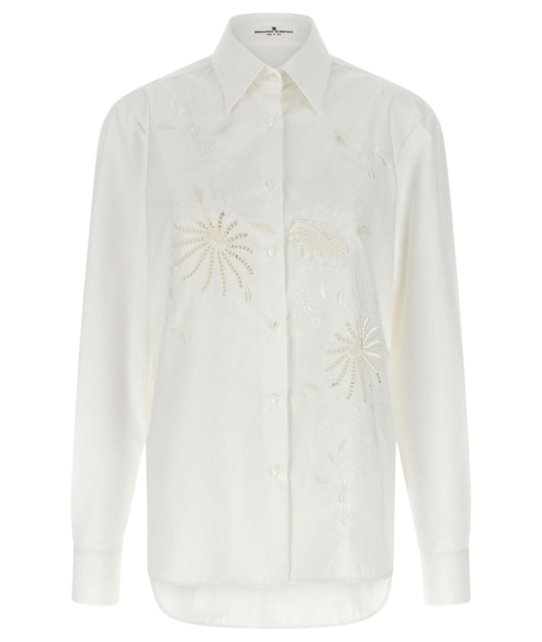 ERMANNO SCERVINO Белая хлопковая рубашка, фото 1