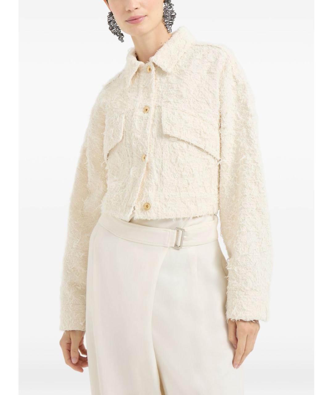 BRUNELLO CUCINELLI Бежевая куртка, фото 3