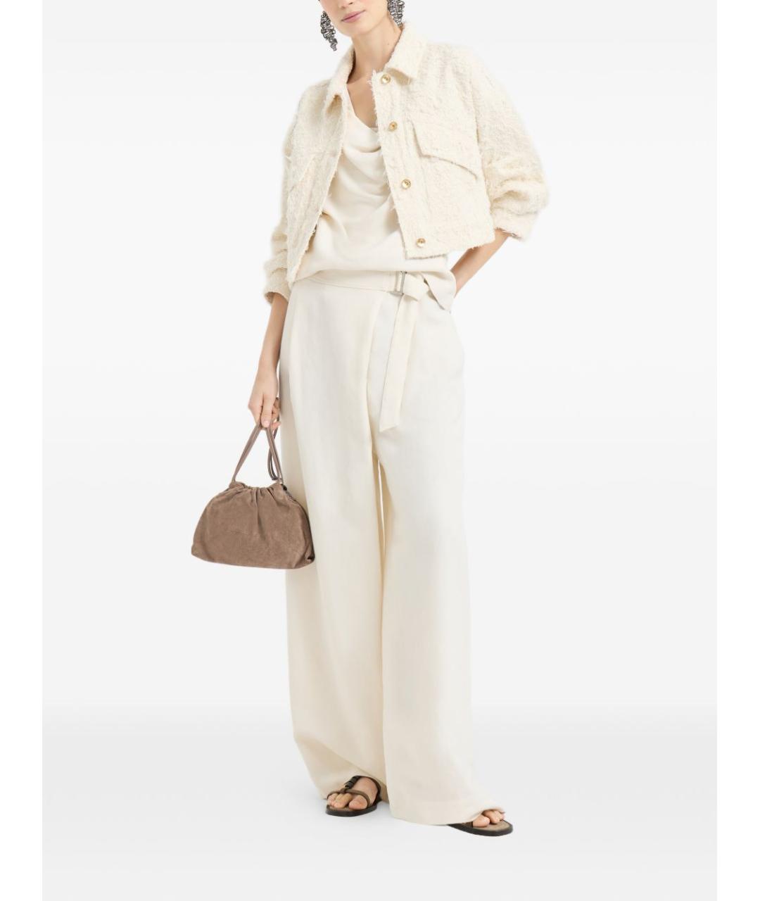 BRUNELLO CUCINELLI Бежевая куртка, фото 2