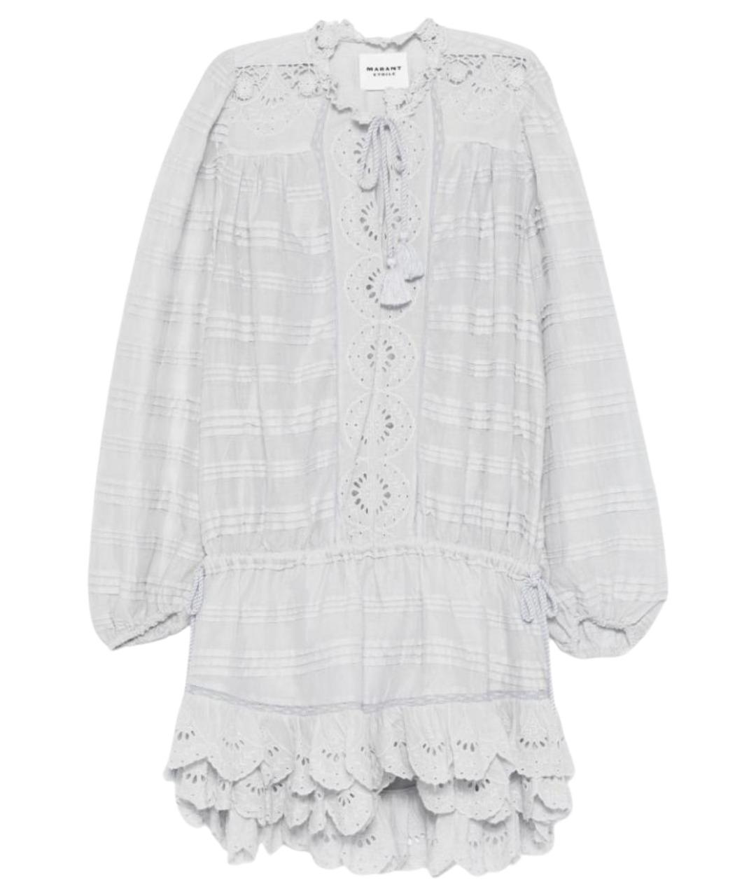 ISABEL MARANT Голубое хлопковое повседневное платье, фото 1