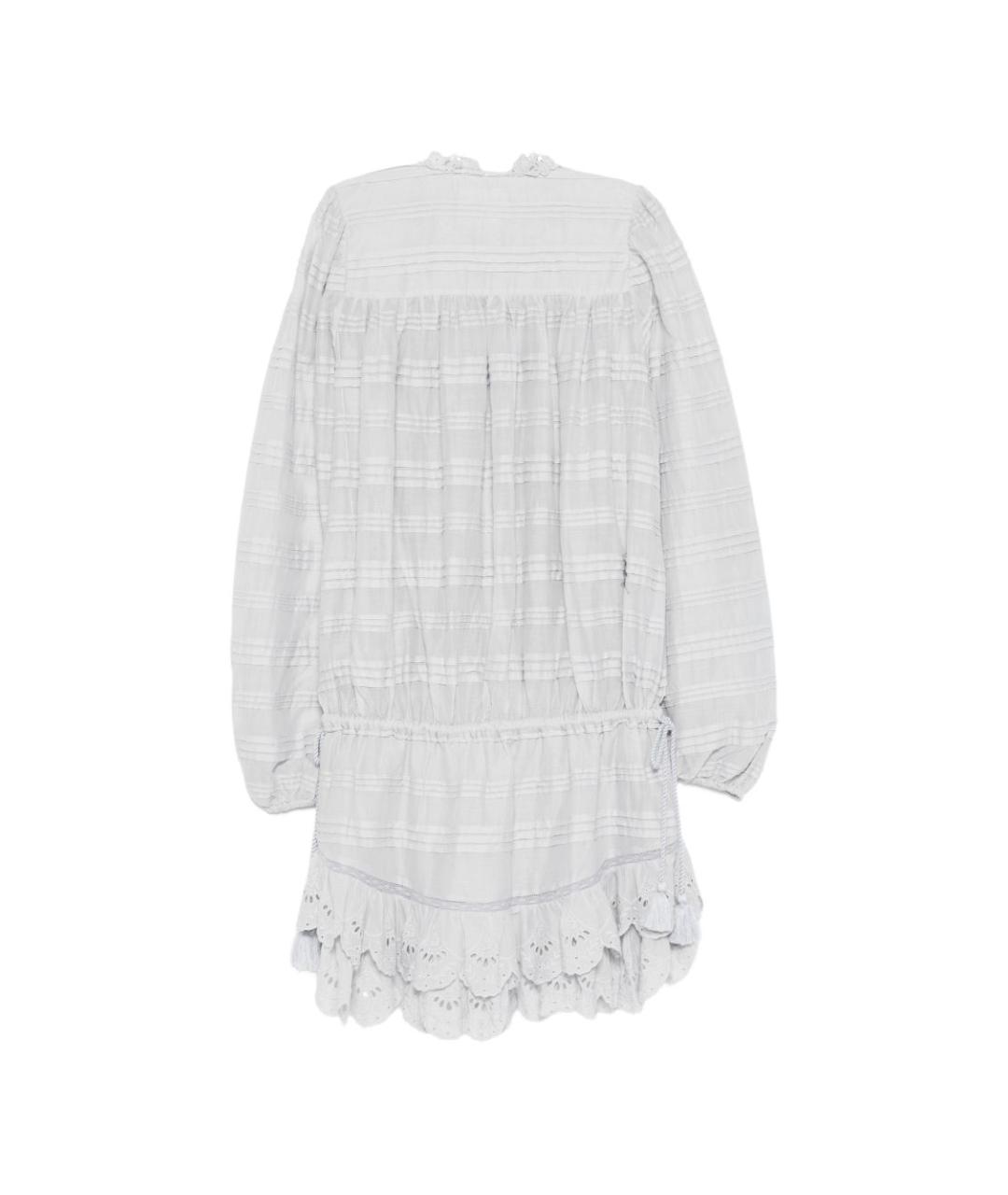 ISABEL MARANT Голубое хлопковое повседневное платье, фото 2