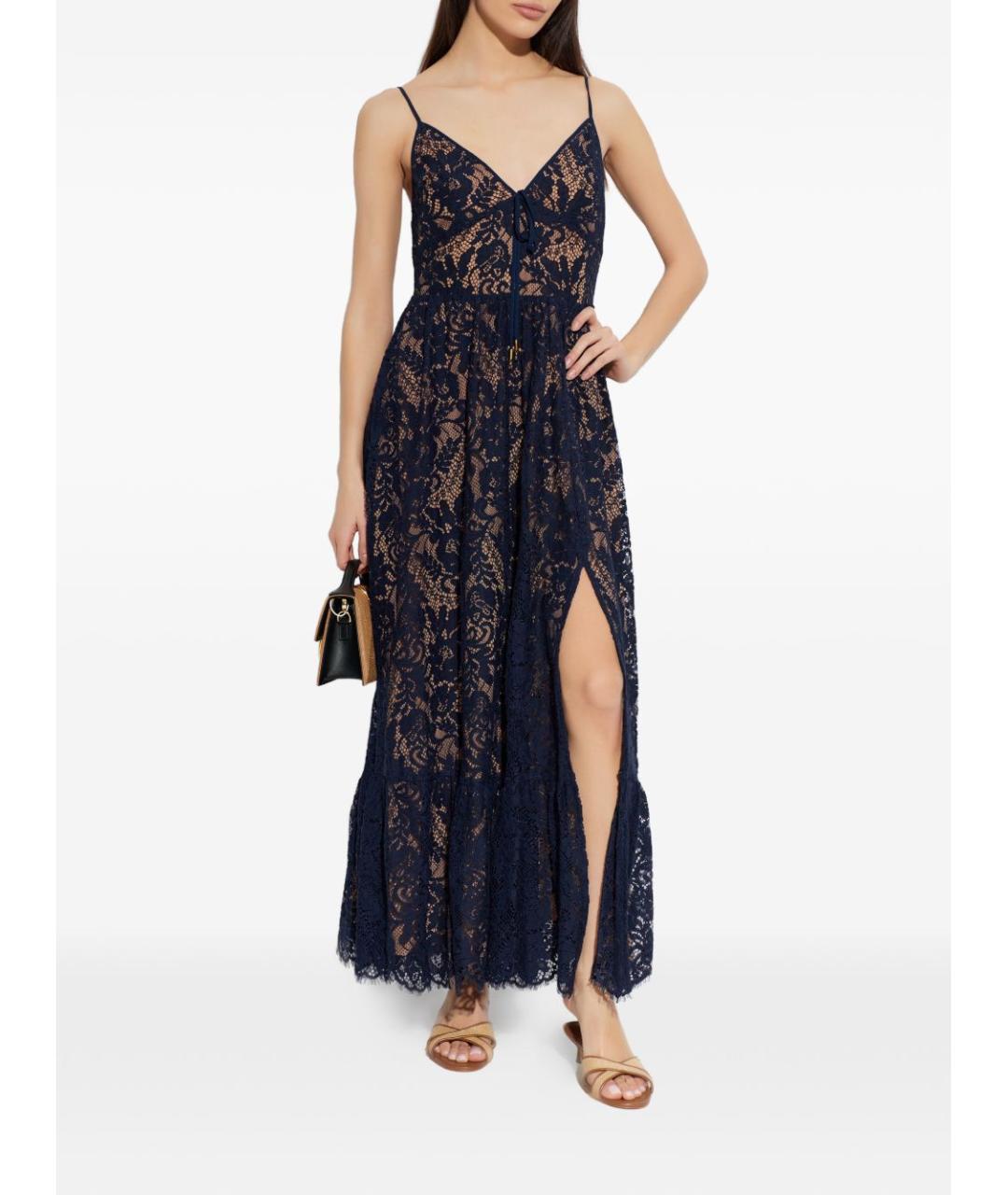 MICHAEL KORS Синее полиамидовое повседневное платье, фото 2