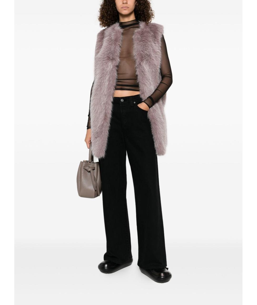 HERNO Серый полиэстеровый жилет, фото 4