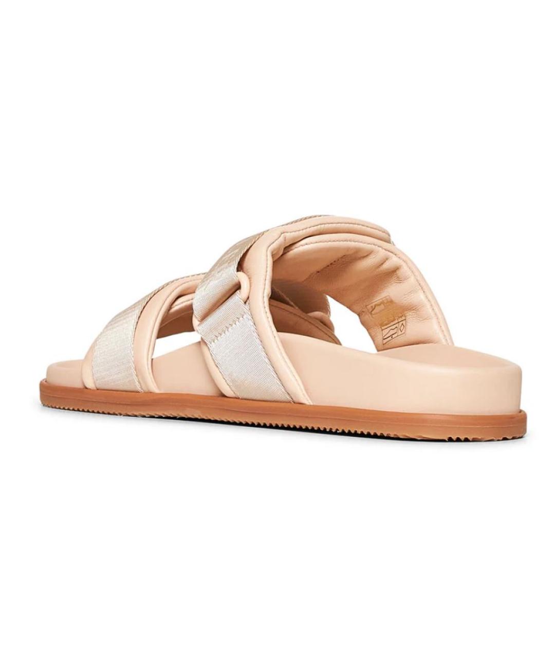 MONCLER Розовые шлепанцы, фото 2