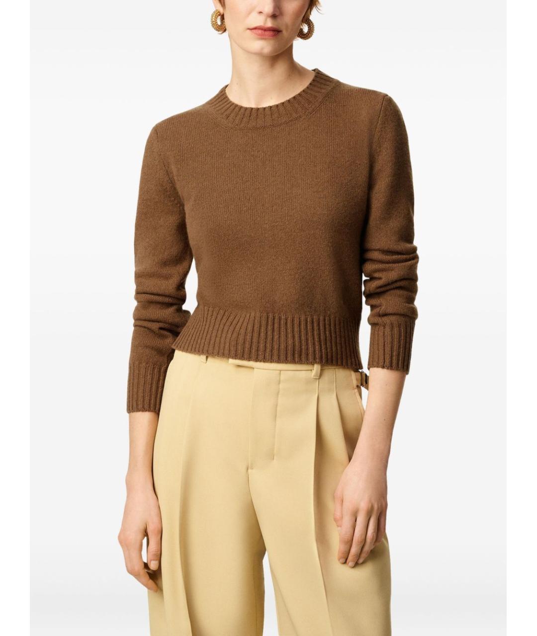 Ami Paris Коричневый джемпер / свитер, фото 2