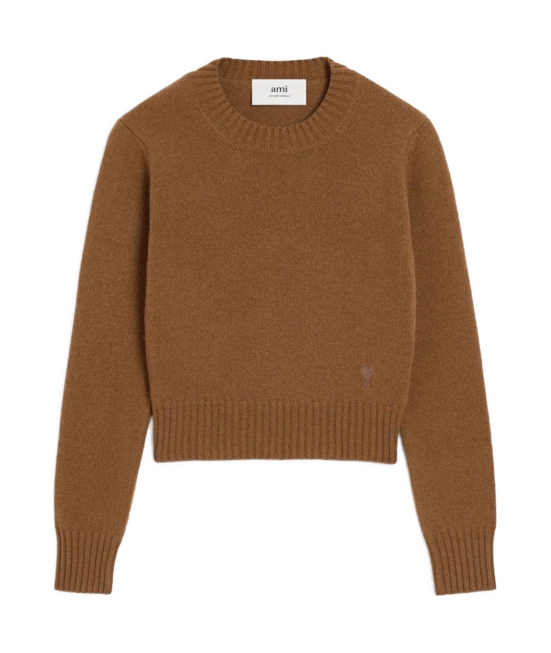 Ami Paris Коричневый джемпер / свитер, фото 1