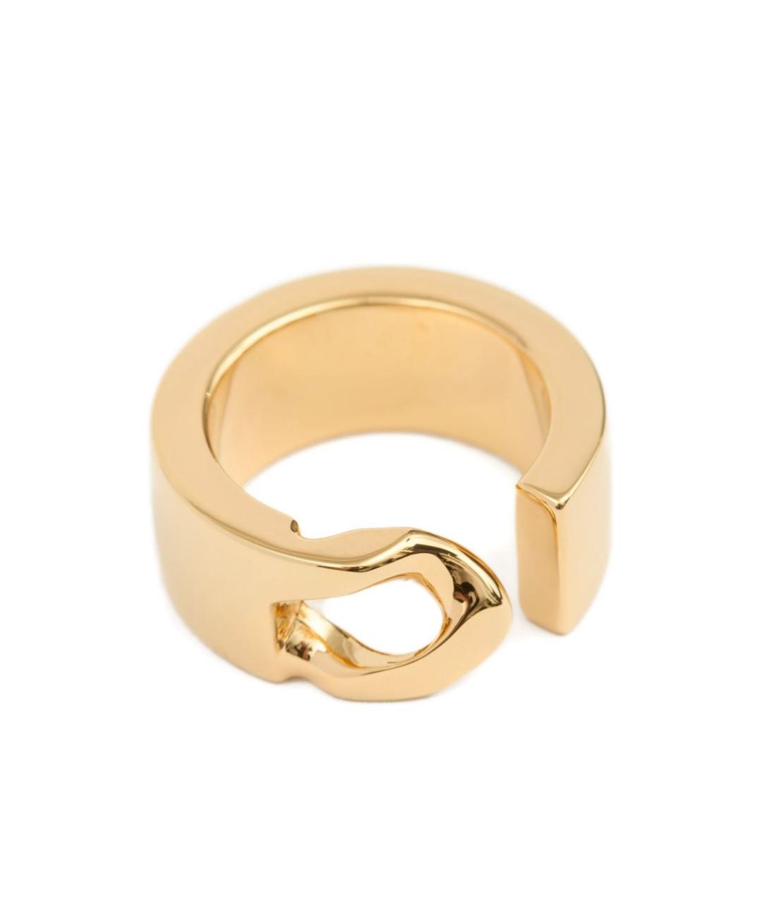 MM6 MAISON MARGIELA Золотое металлическое кольцо, фото 1