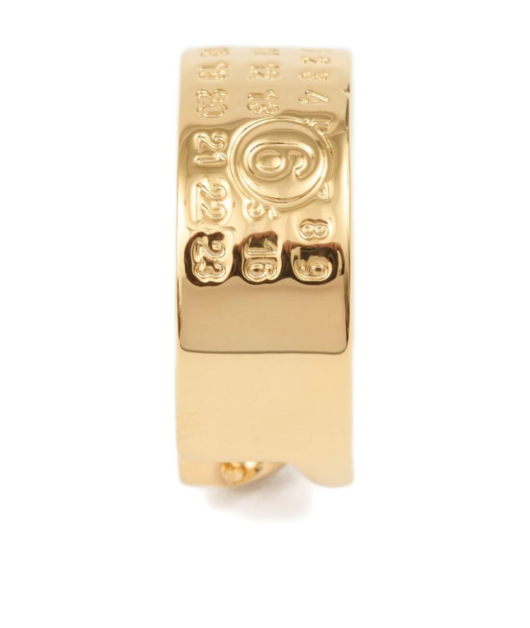 MM6 MAISON MARGIELA Золотое металлическое кольцо, фото 2