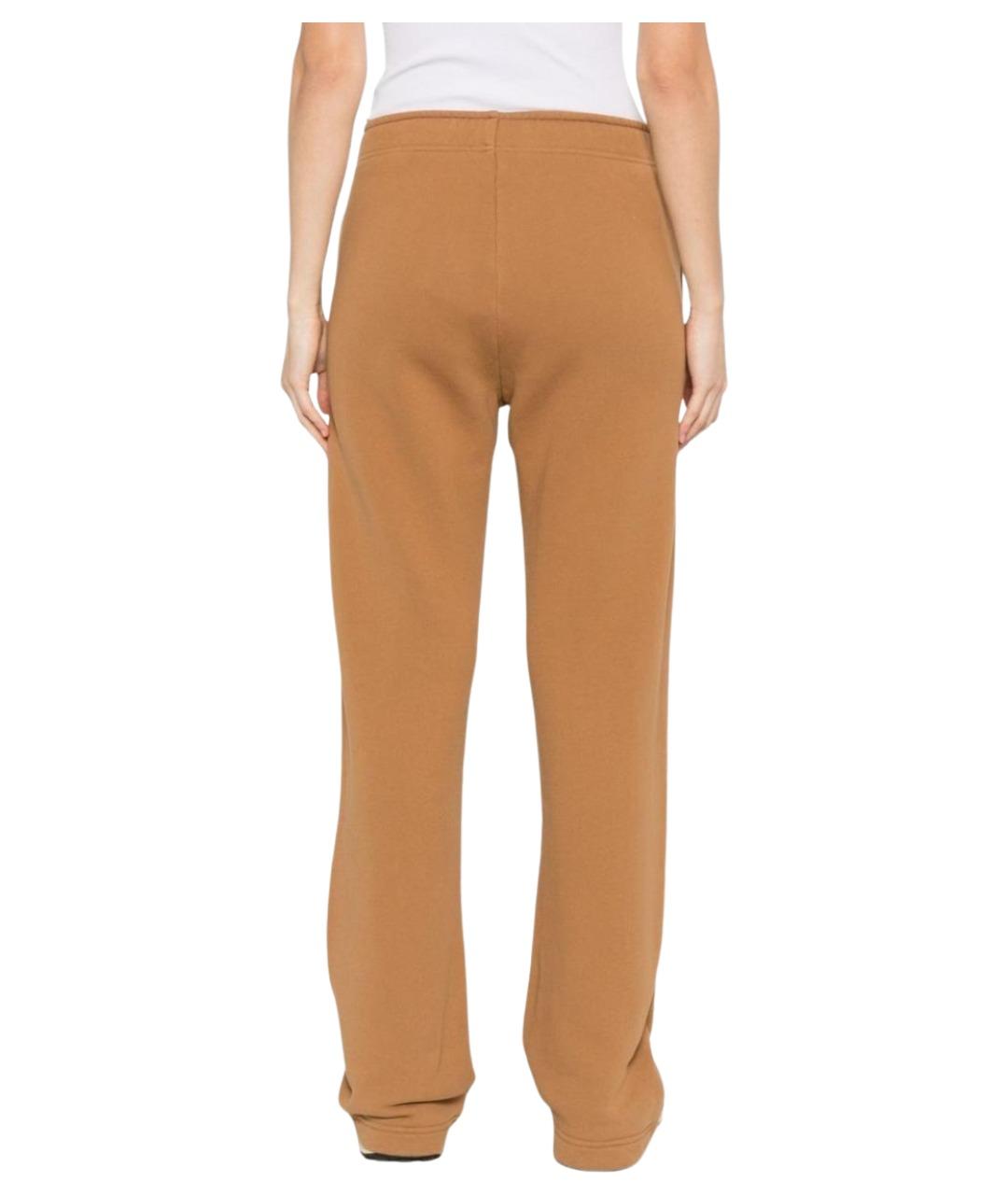 AUTRY Оранжевое хлопковые прямые брюки, фото 5