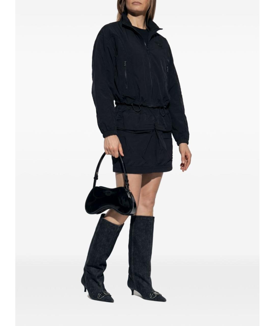 DIESEL Черная полиамидовая куртка, фото 5