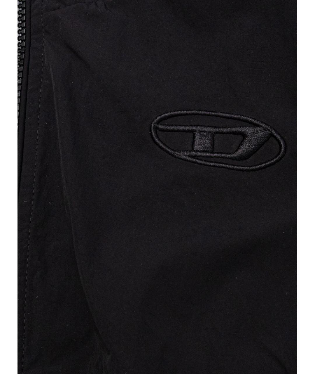 DIESEL Черная полиамидовая куртка, фото 4