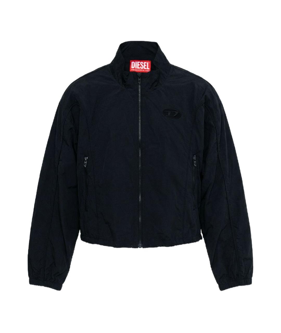 DIESEL Черная полиамидовая куртка, фото 1