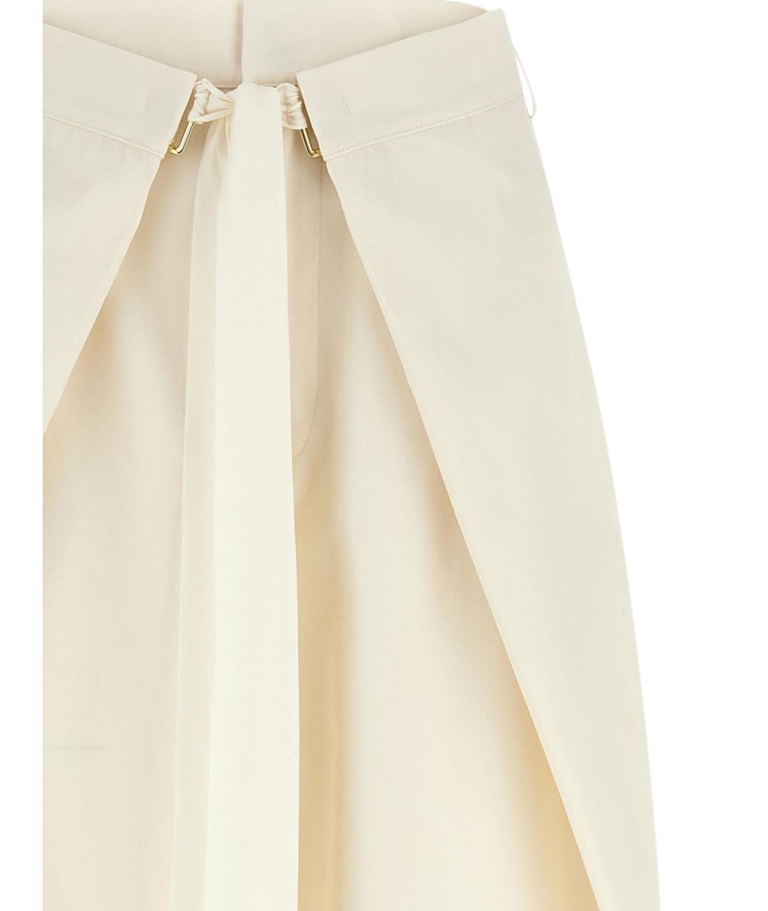 DARKPARK Белые прямые брюки, фото 4