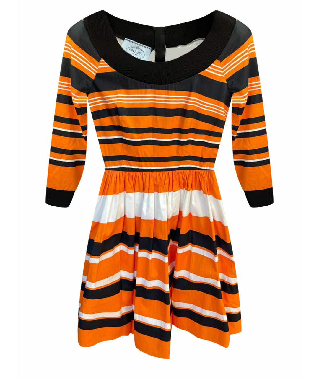 PRADA Оранжевое платье, фото 1