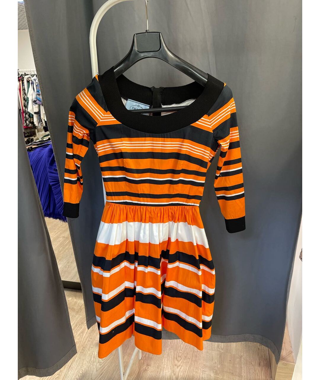 PRADA Оранжевое платье, фото 4