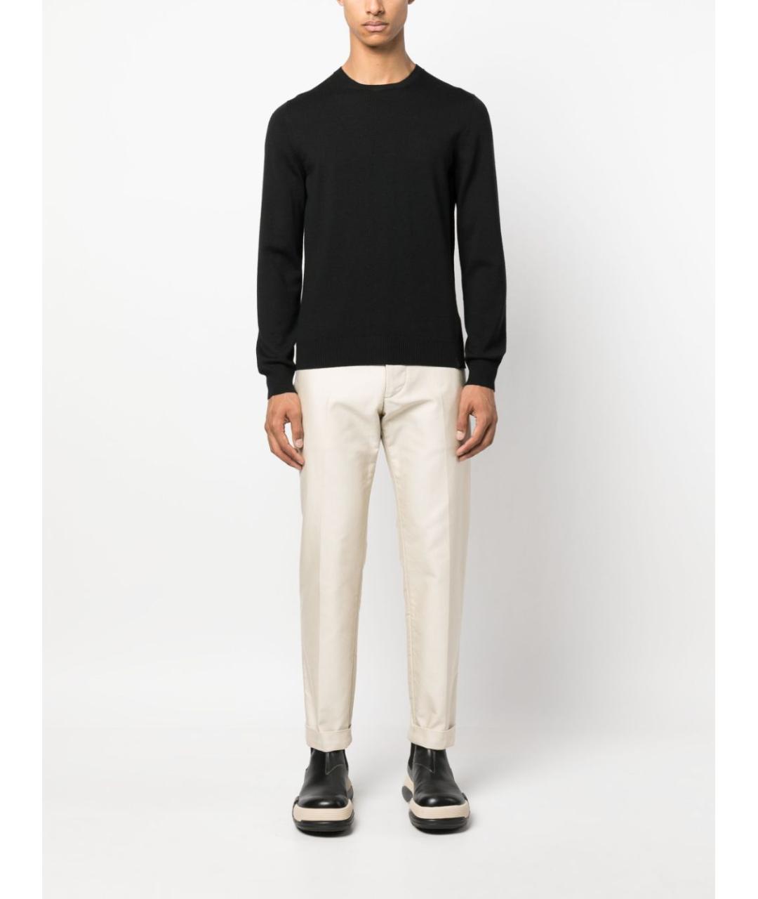 FAY Черный шерстяной джемпер / свитер, фото 6