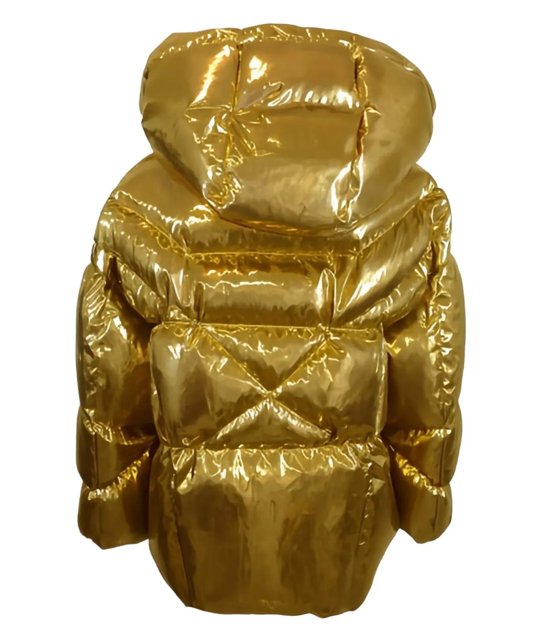 KHRISJOY Золотой полиэстеровый пуховик, фото 2