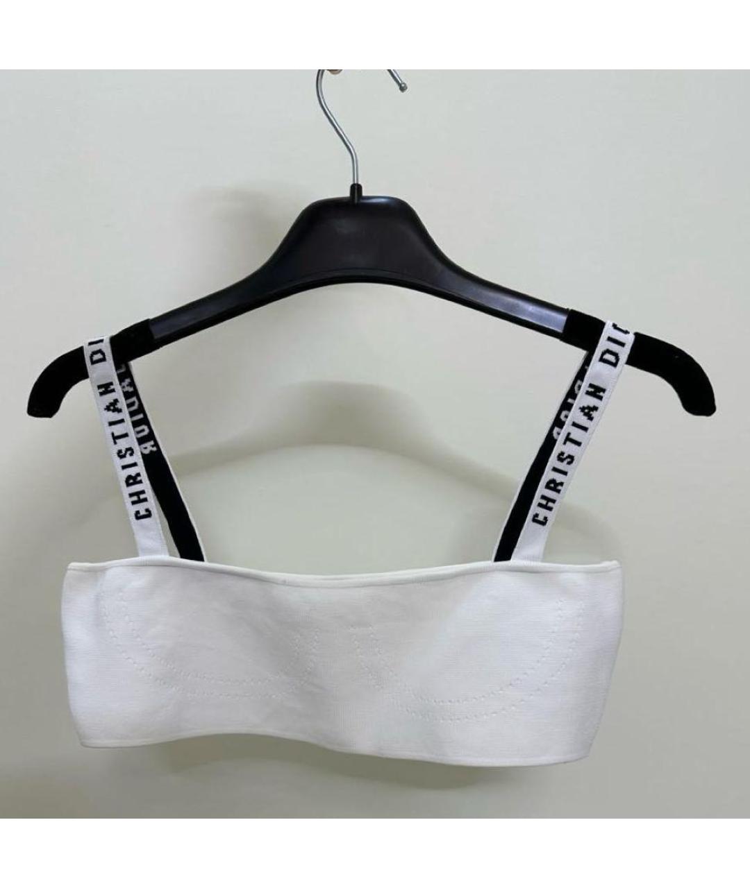 CHRISTIAN DIOR Белая майка, фото 2
