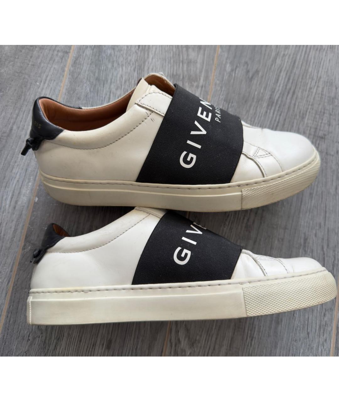 GIVENCHY Белые кожаные слипоны, фото 3