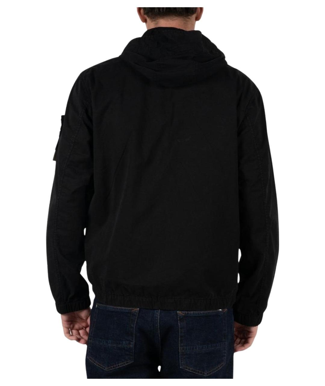 STONE ISLAND Черная куртка, фото 3