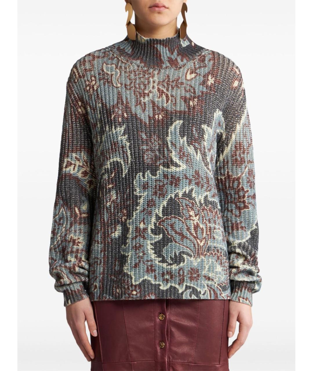 ETRO Мульти шерстяной джемпер / свитер, фото 4