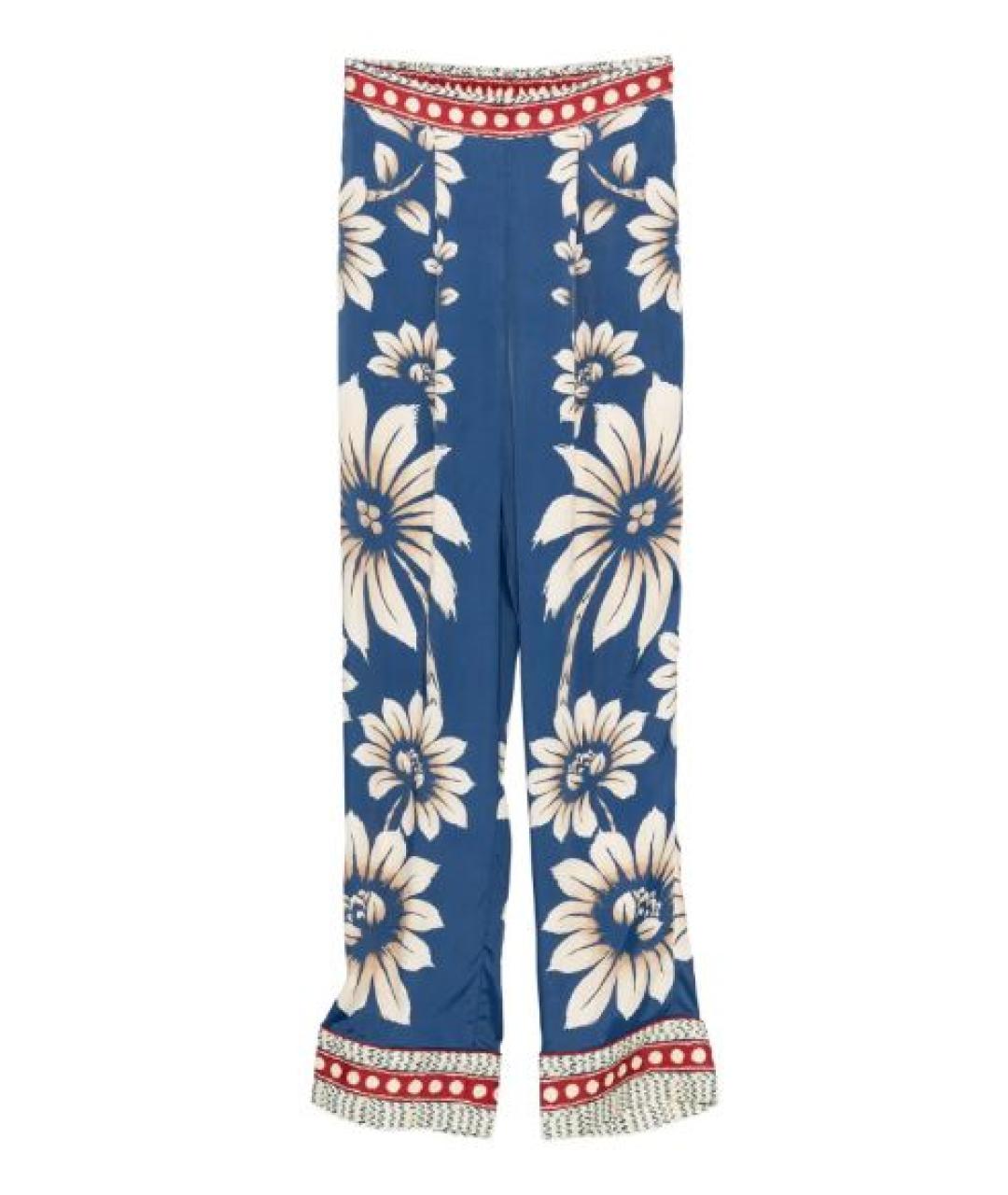 FARM RIO Синие прямые брюки, фото 1