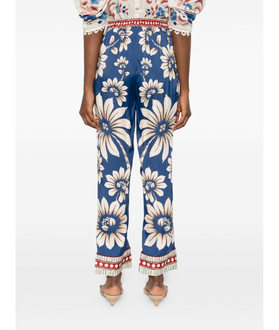 FARM RIO Синие прямые брюки, фото 5