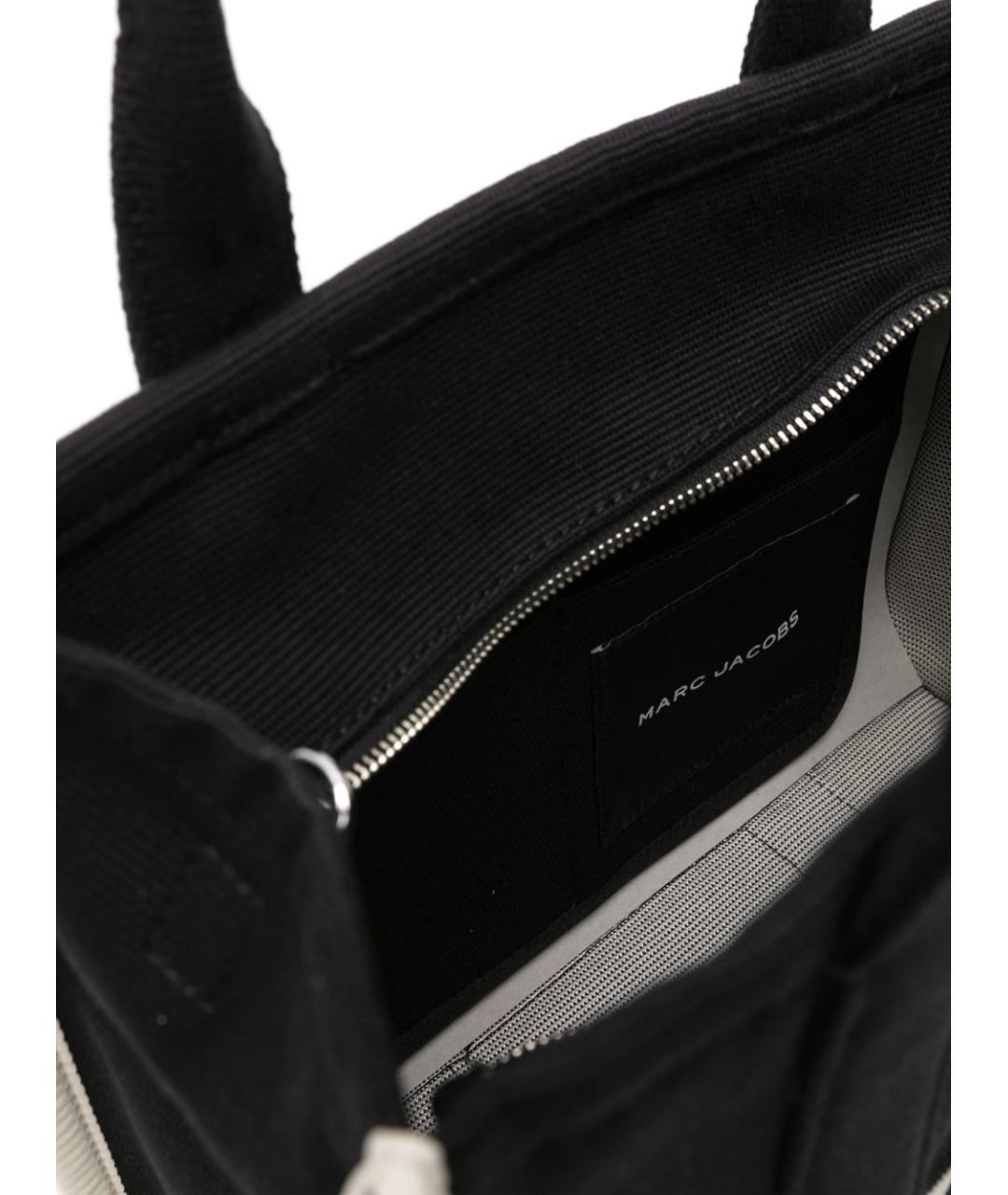 MARC JACOBS Черная тканевая сумка тоут, фото 7