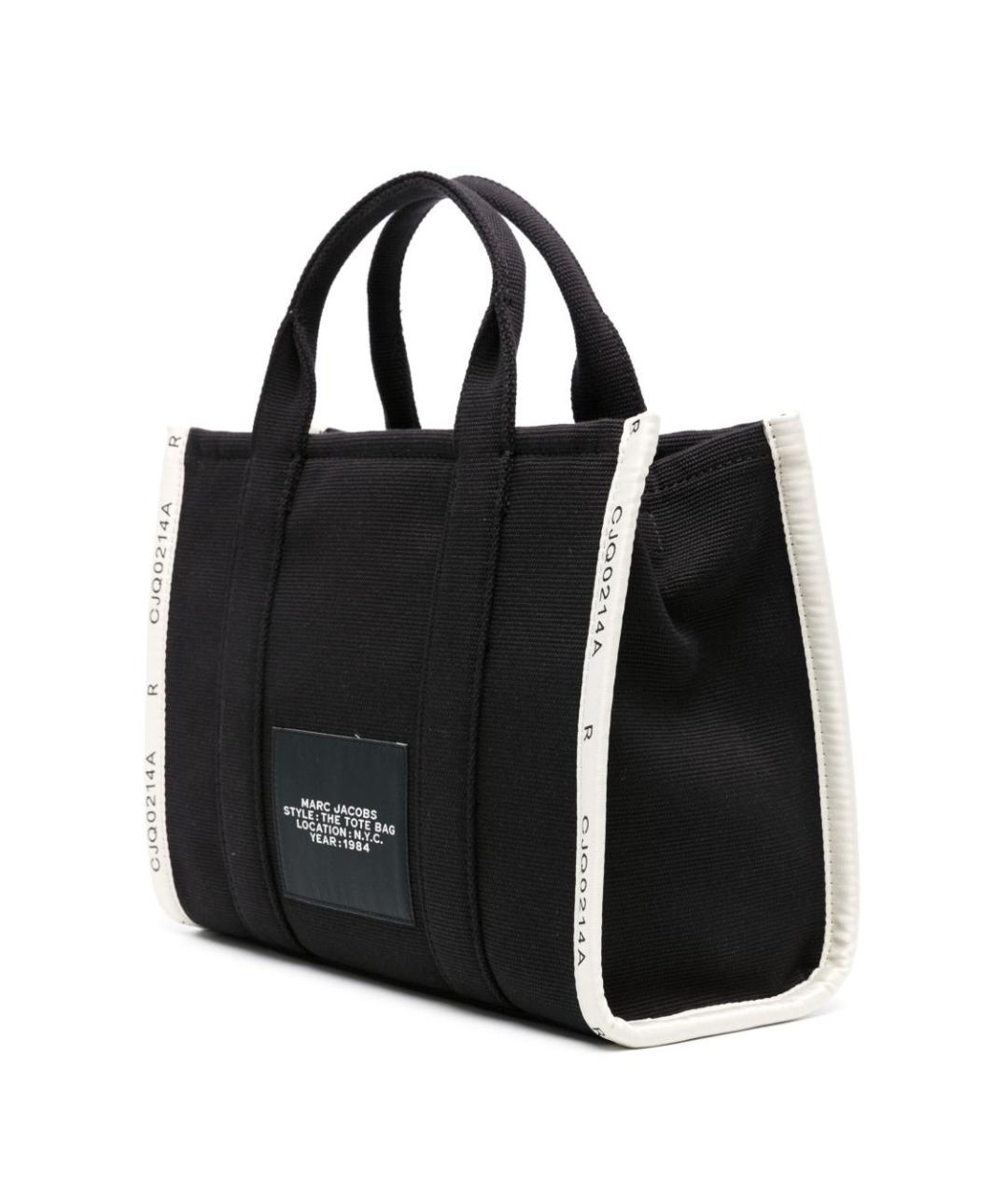 MARC JACOBS Черная тканевая сумка тоут, фото 9