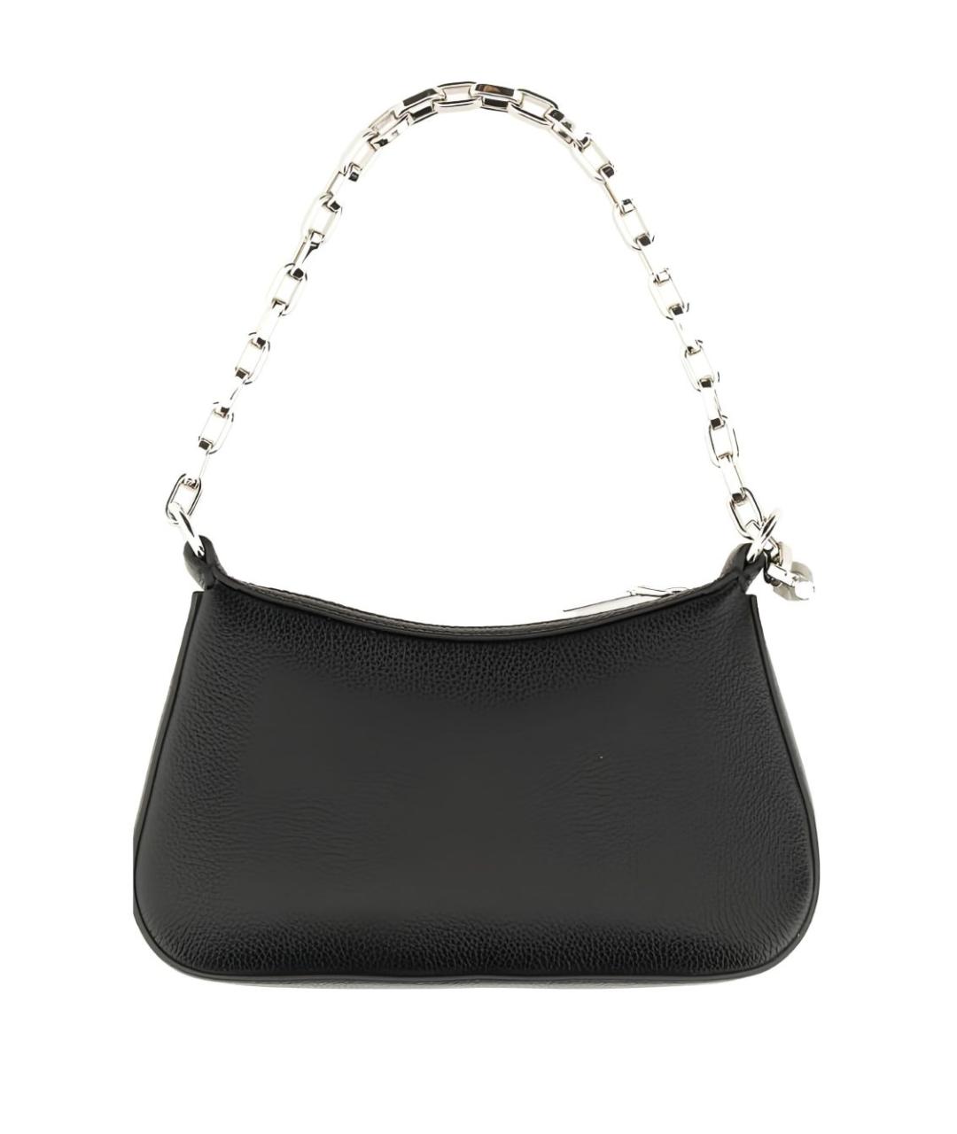 ALEXANDER MCQUEEN Черная сумка с короткими ручками, фото 4