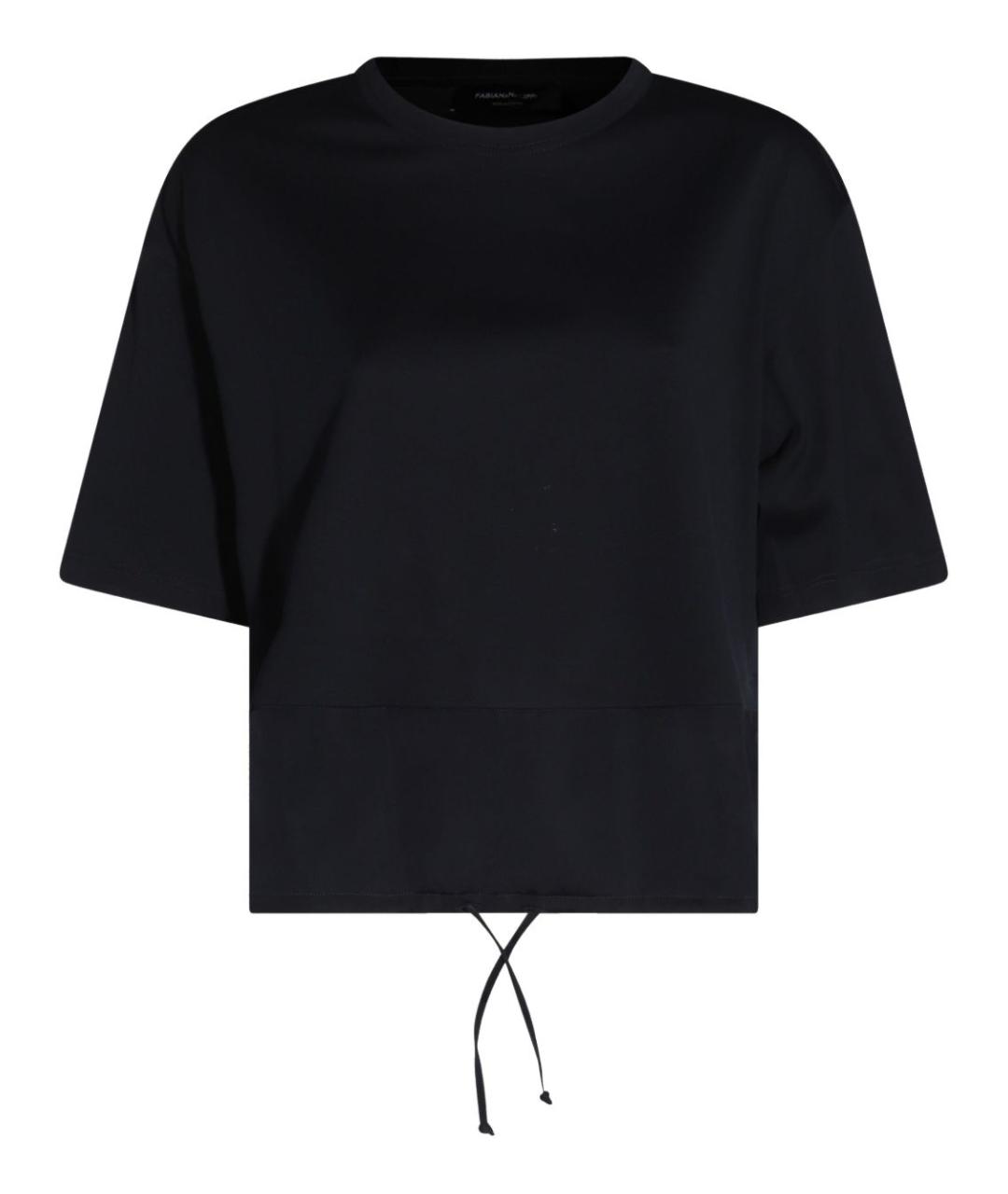 FABIANA FILIPPI Синяя хлопковая футболка, фото 1