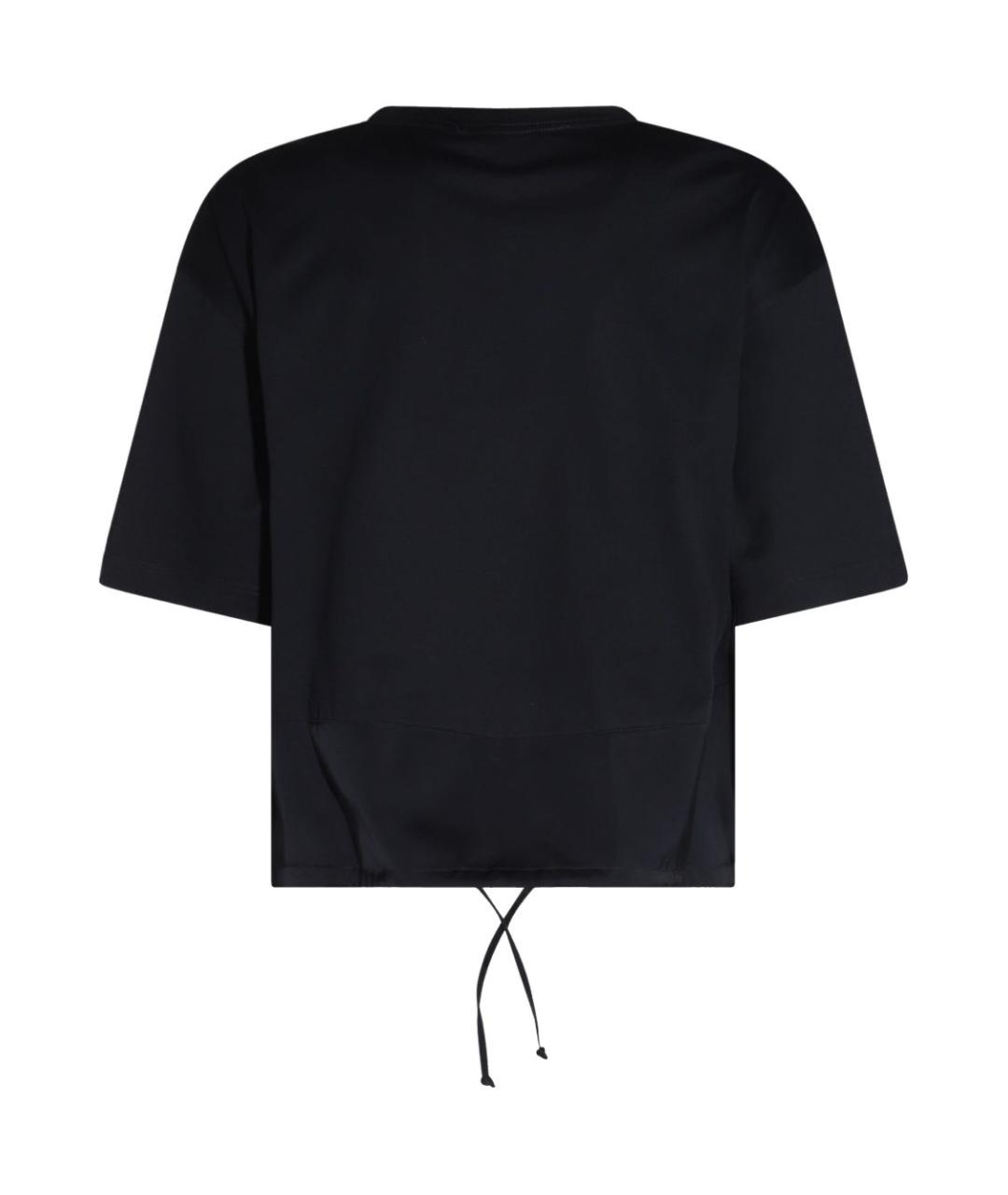 FABIANA FILIPPI Синяя хлопковая футболка, фото 2