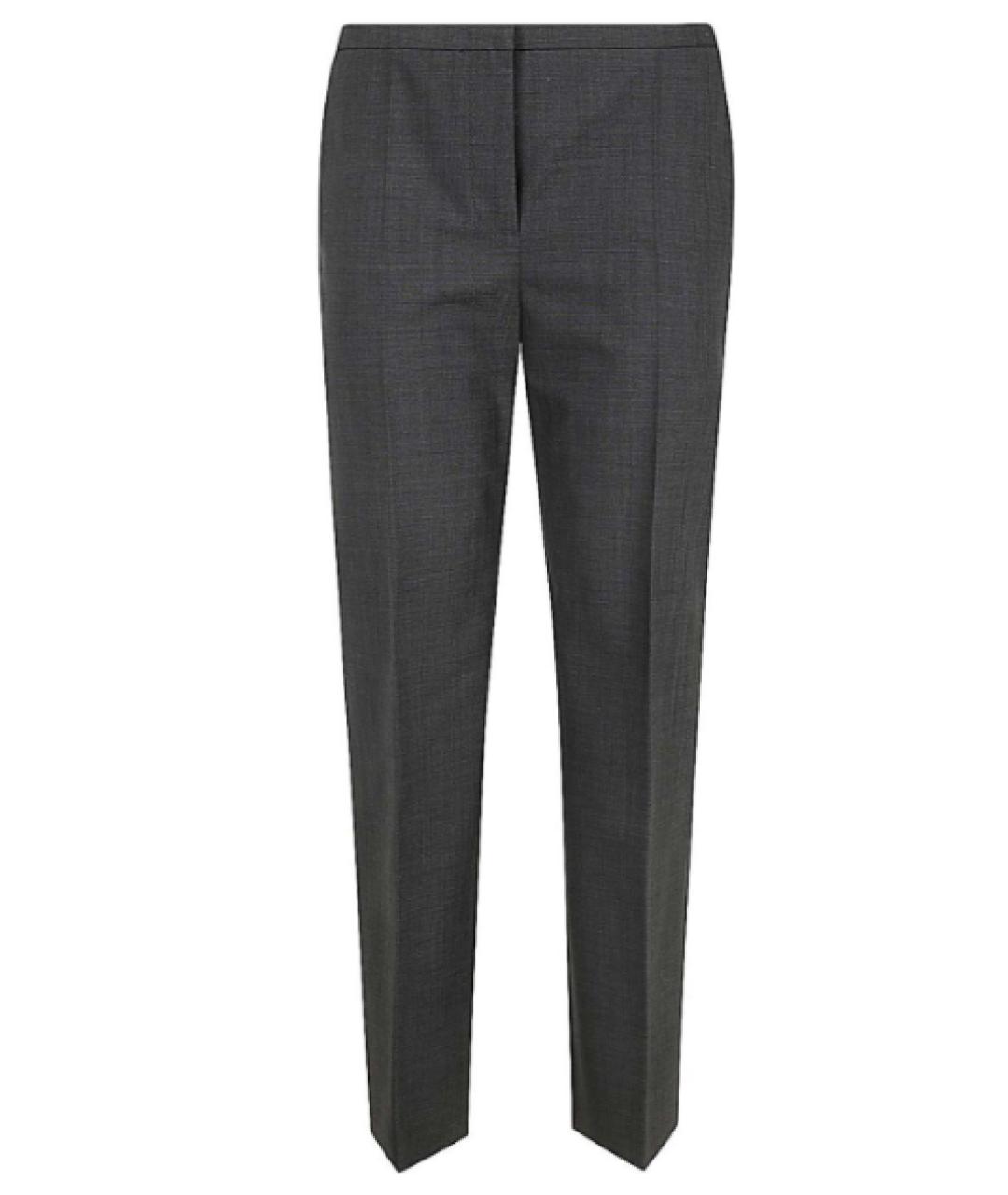 PHILOSOPHY DI LORENZO SERAFINI Темно-синие полиэстеровые брюки узкие, фото 1