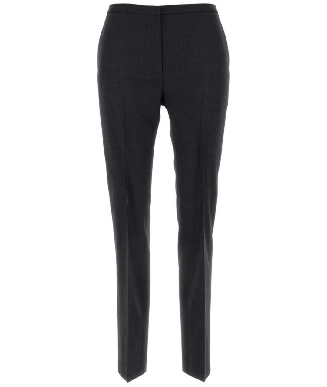 PHILOSOPHY DI LORENZO SERAFINI Темно-синие полиэстеровые брюки узкие, фото 3