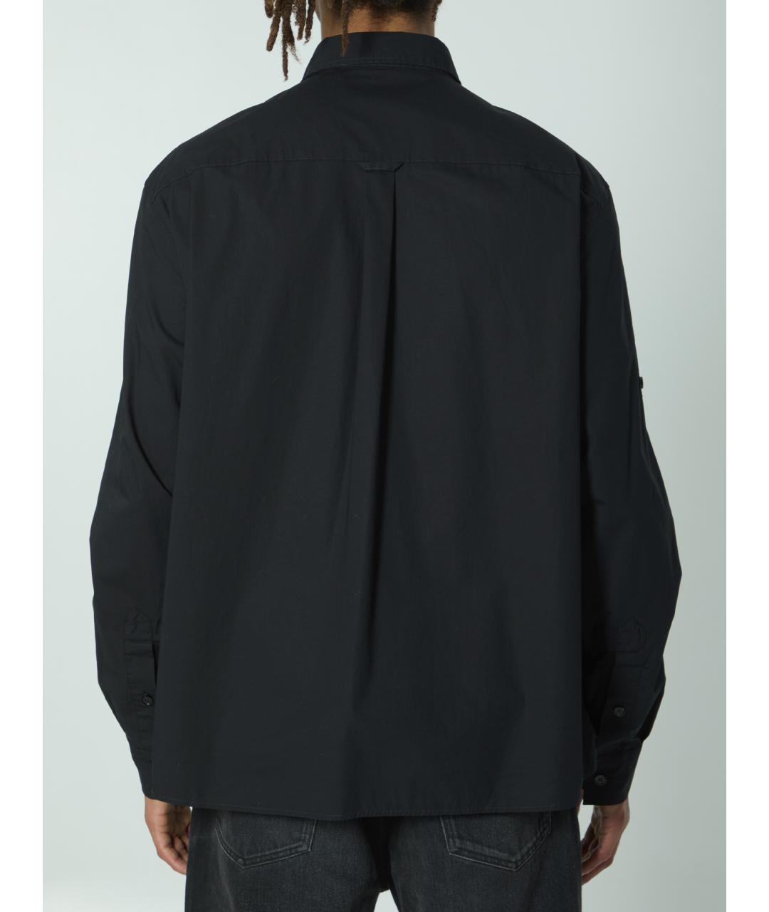 DOLCE&GABBANA Черная хлопковая кэжуал рубашка, фото 4