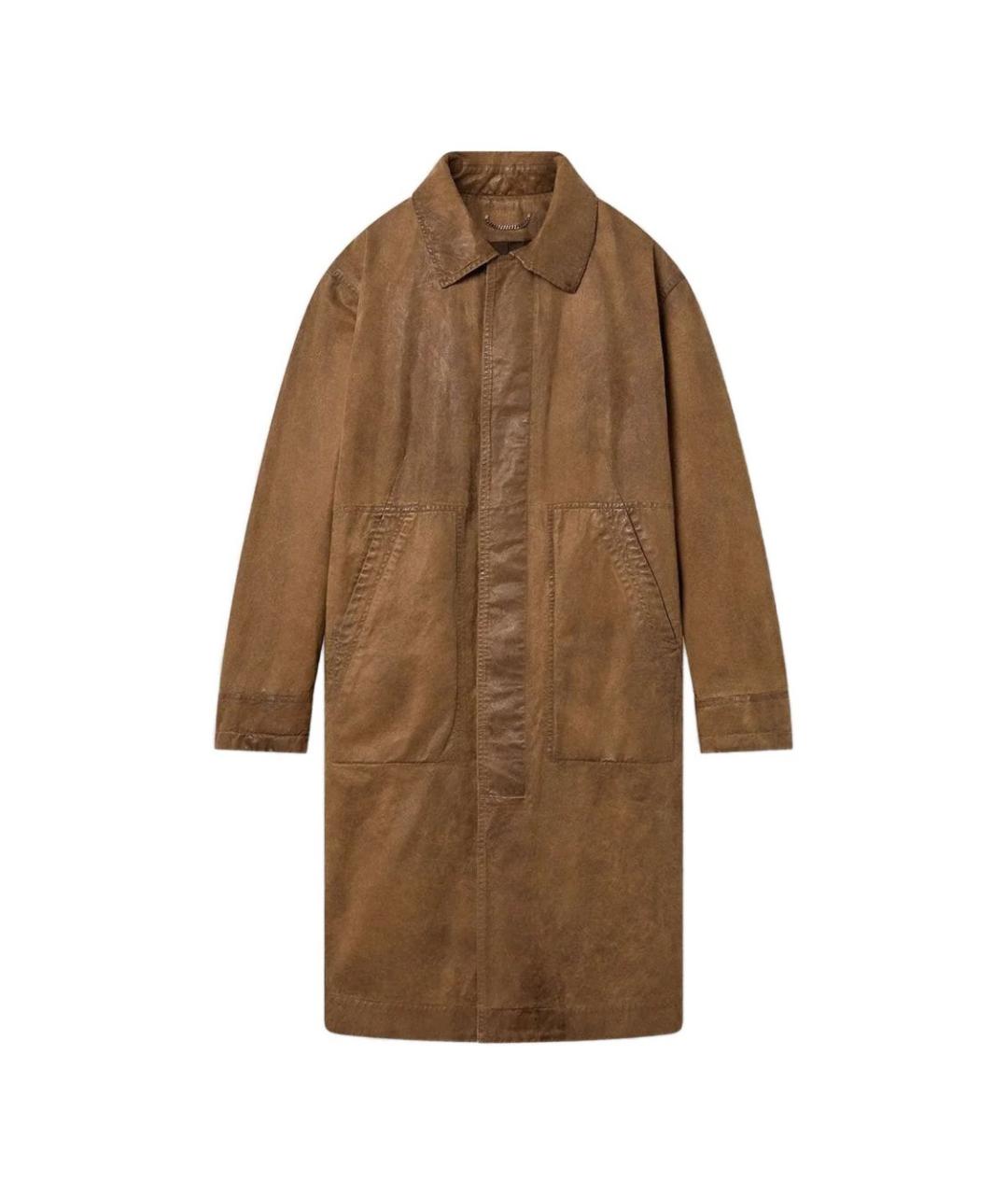 GOLDEN GOOSE DELUXE BRAND Коричневый тренч / плащ, фото 1