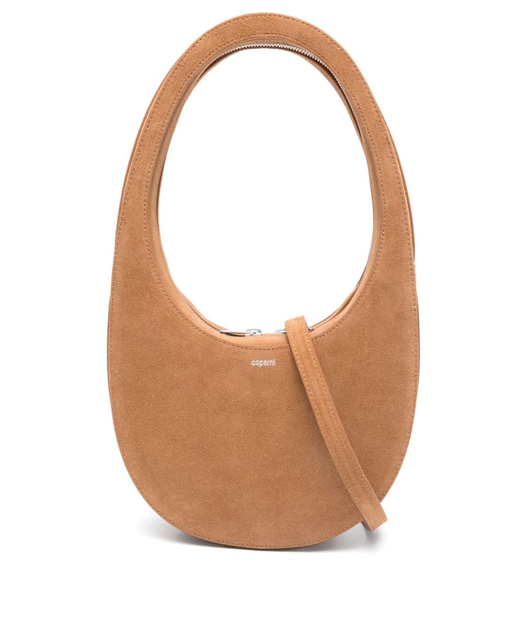 COPERNI Коричневая замшевая сумка через плечо, фото 1
