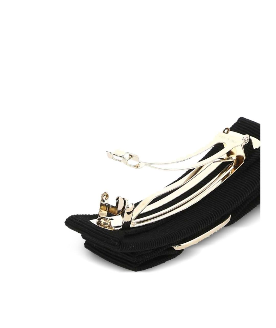 FERRAGAMO Черная заколка, фото 3