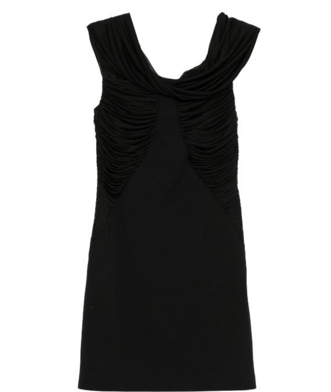 MAX MARA Черное вискозное коктейльное платье, фото 1