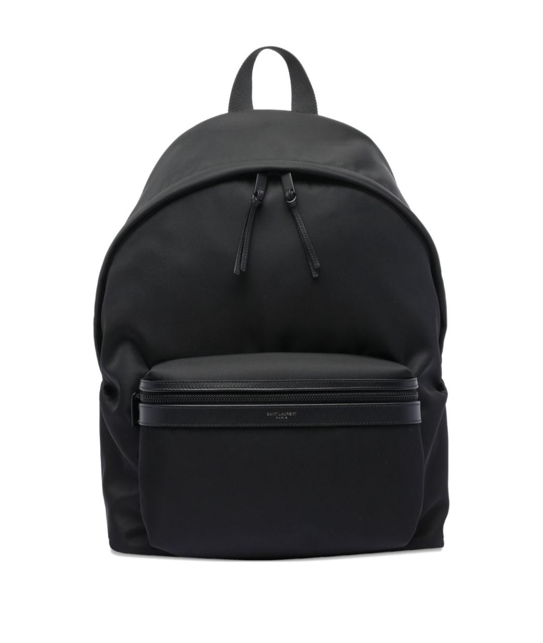 SAINT LAURENT Черный тканевый рюкзак, фото 1