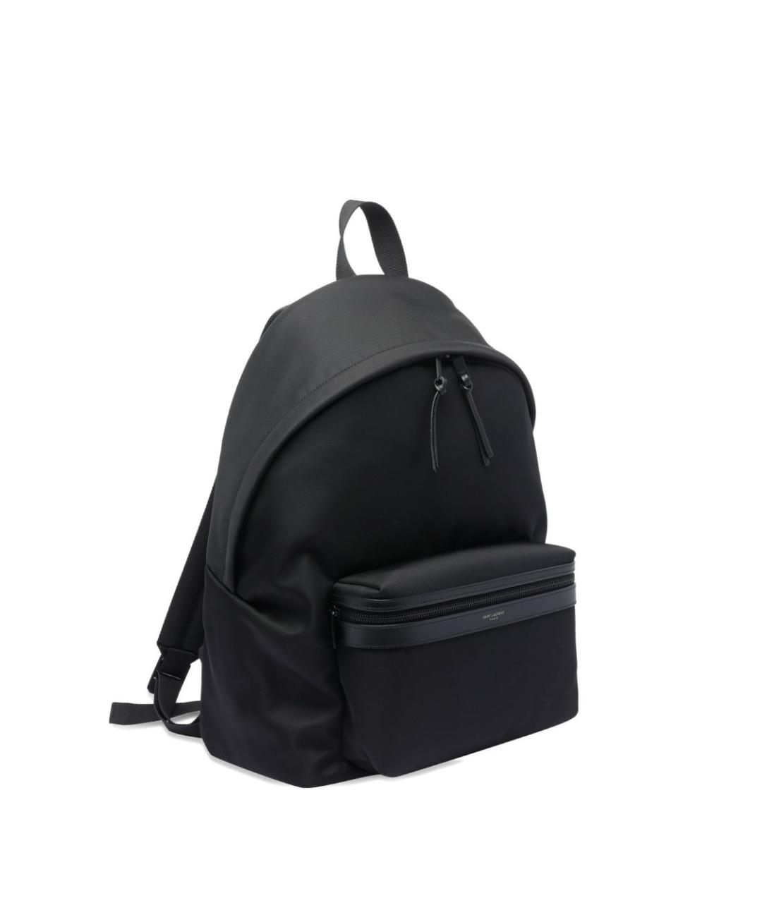 SAINT LAURENT Черный тканевый рюкзак, фото 2