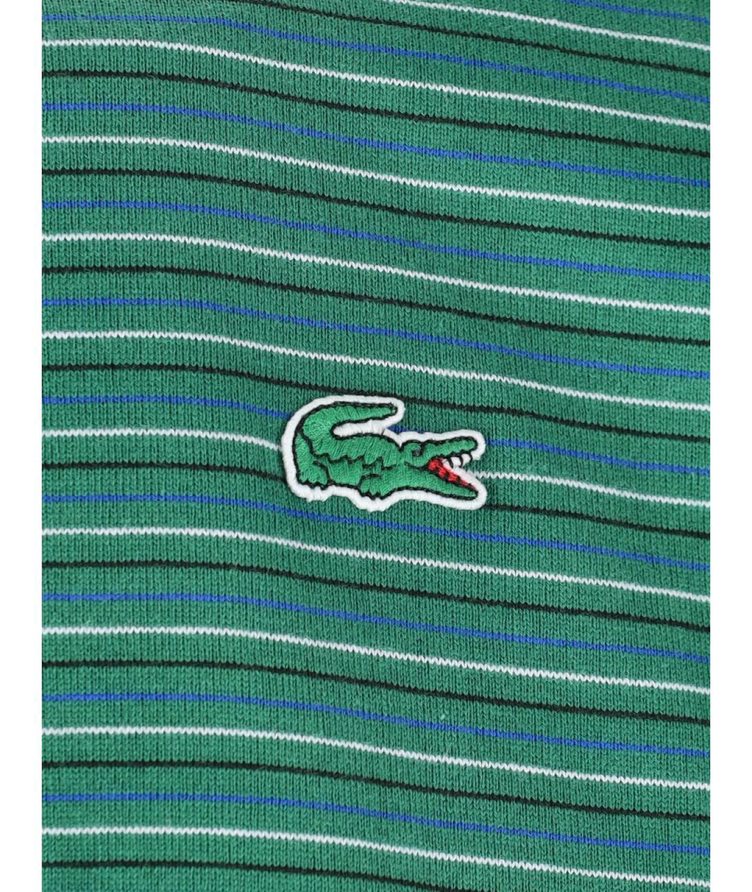 LACOSTE Зеленая хлопковая футболка, фото 3