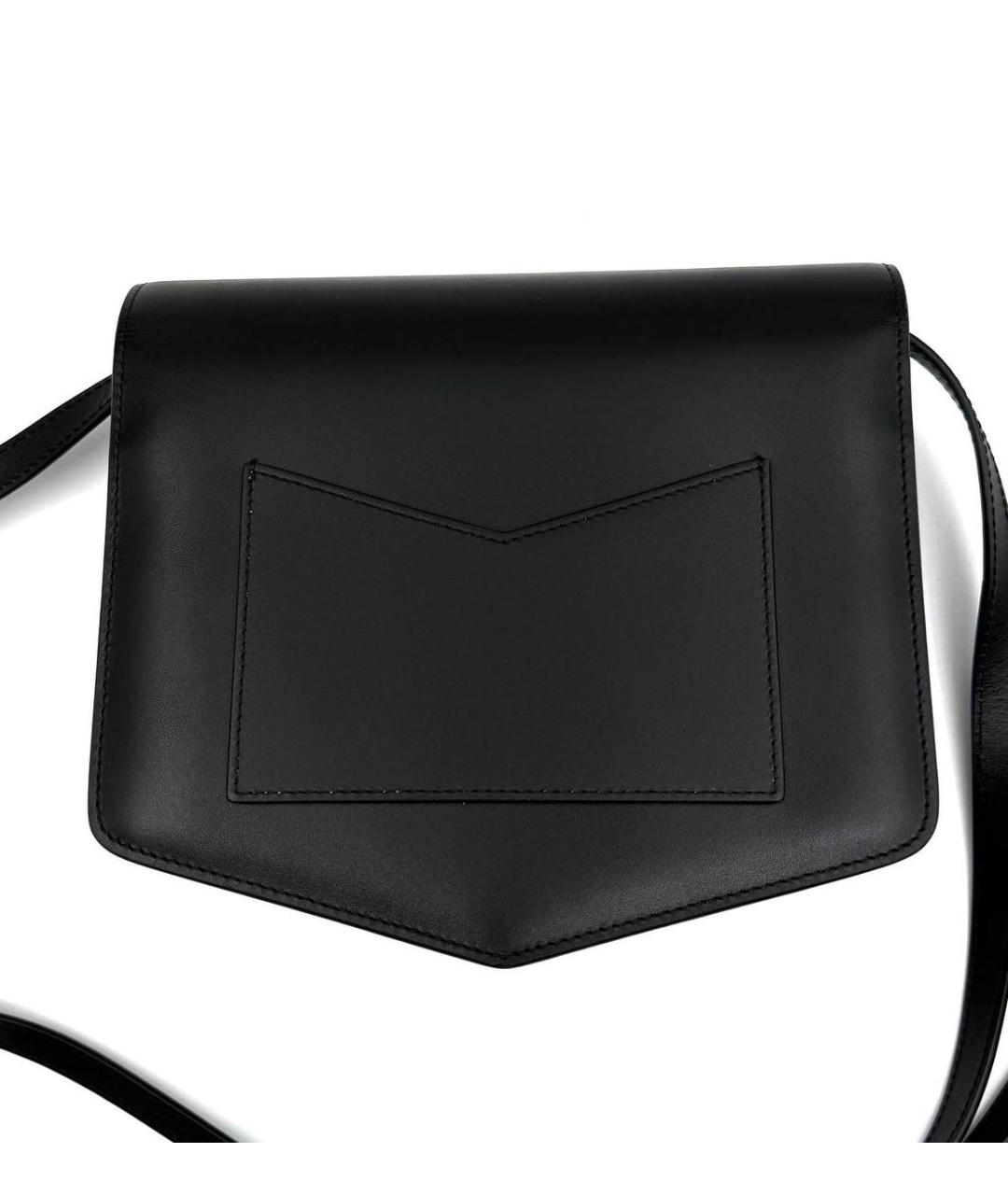 ALAIA Черная кожаная сумка через плечо, фото 2