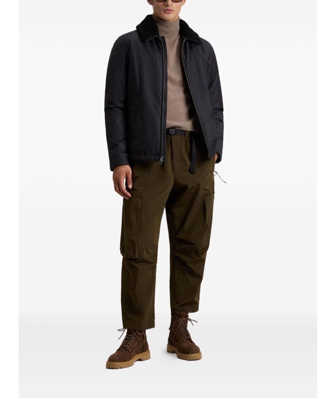 WOOLRICH Серая шерстяная куртка, фото 3