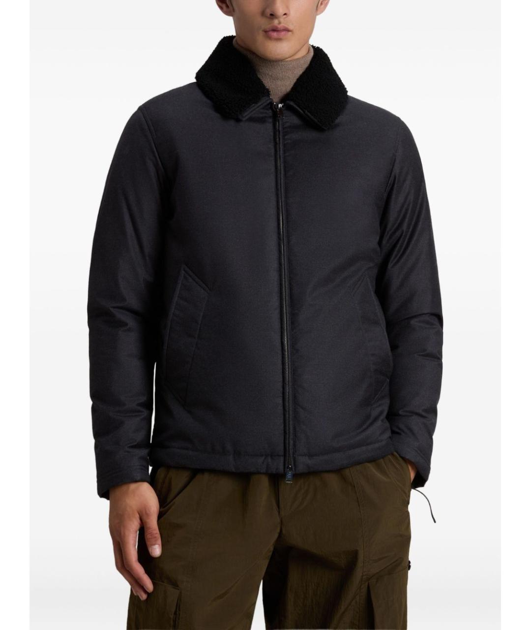 WOOLRICH Серая шерстяная куртка, фото 2