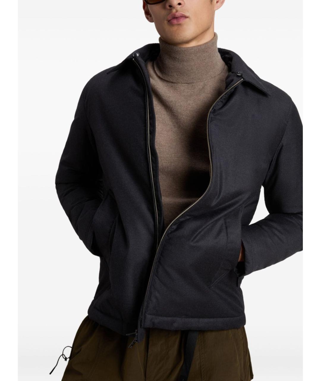 WOOLRICH Серая шерстяная куртка, фото 5